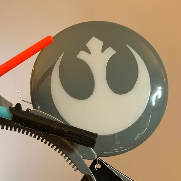 Disney Parks Star Wars Light Up Mickey Mouse Ears Headband - Picture 6 of 9